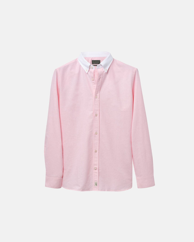 ‘Le Original’ Pink Contrast Oxford Shirt