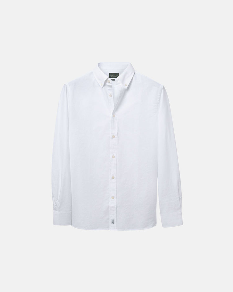 ‘Le Blanc’ White Classic Oxford Shirt