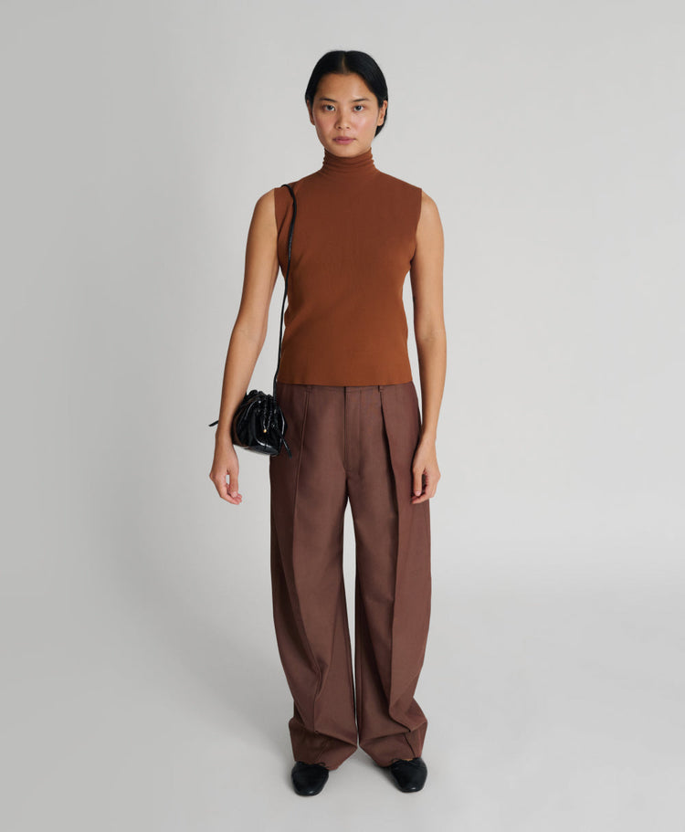 Mini Cloud Clutch - Aubergine Naplak