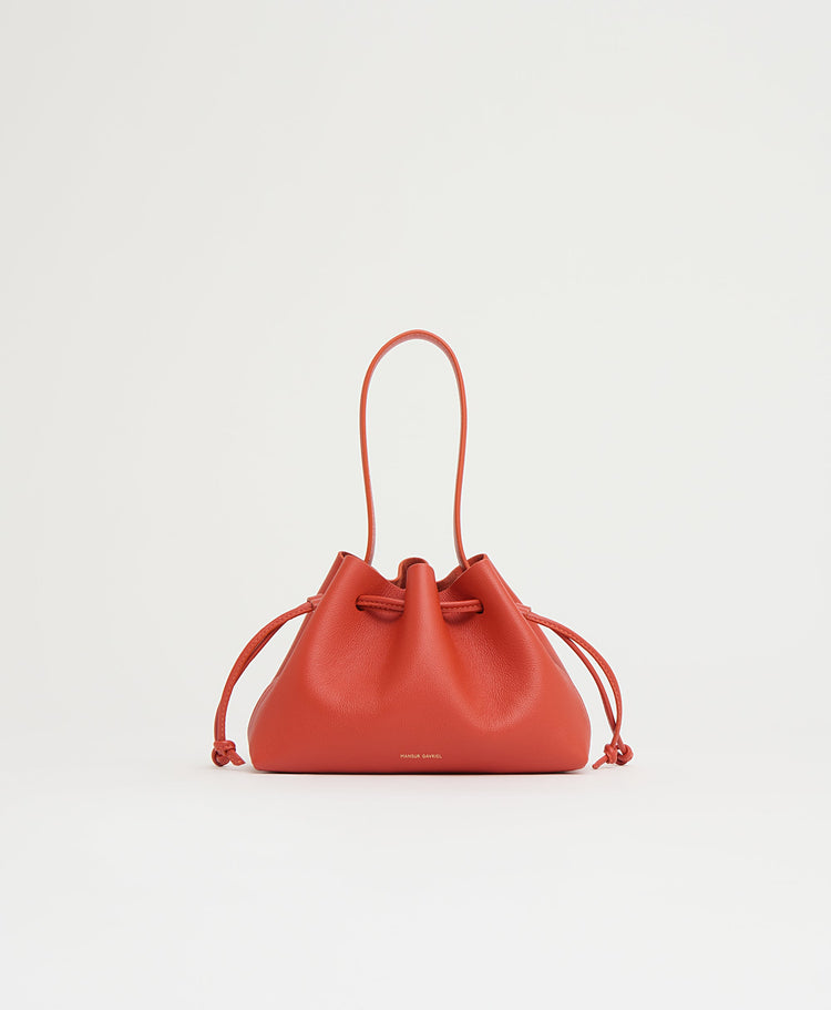 Drawstring Pouchette in Pomodoro
