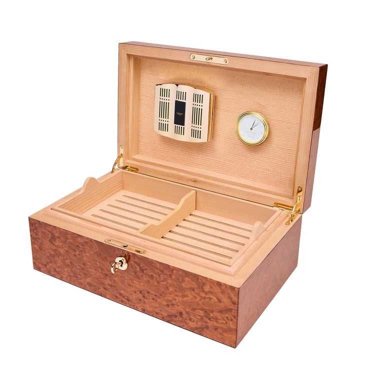Heritage Humidor in Burr Walnut