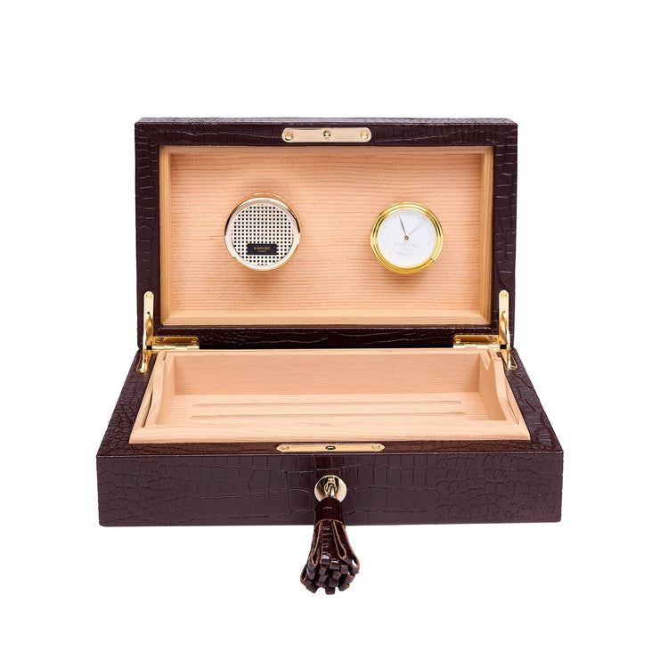 Brompton Humidor in Brown
