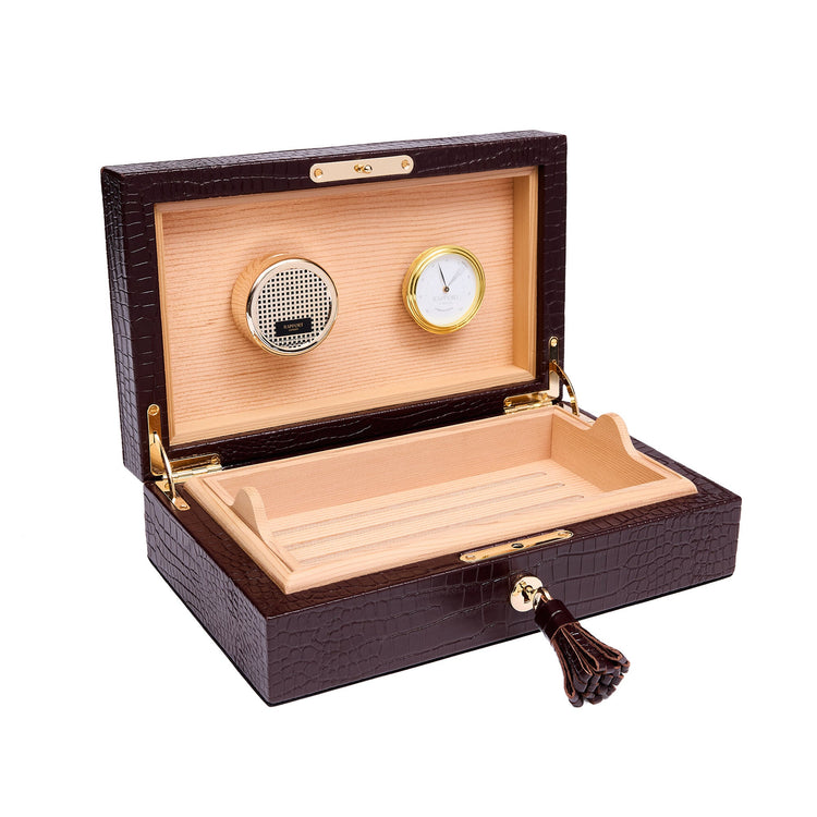Brompton Humidor in Brown