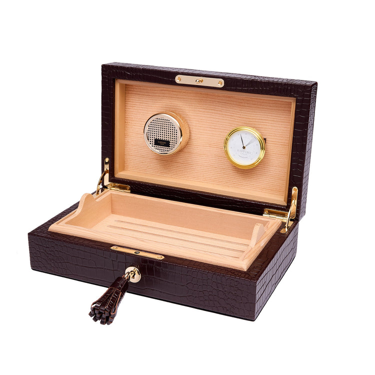 Brompton Humidor in Brown