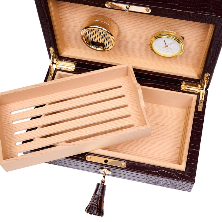 Brompton Humidor in Brown