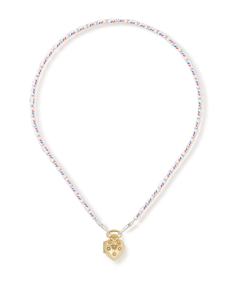 The Reason Rope Necklace in White