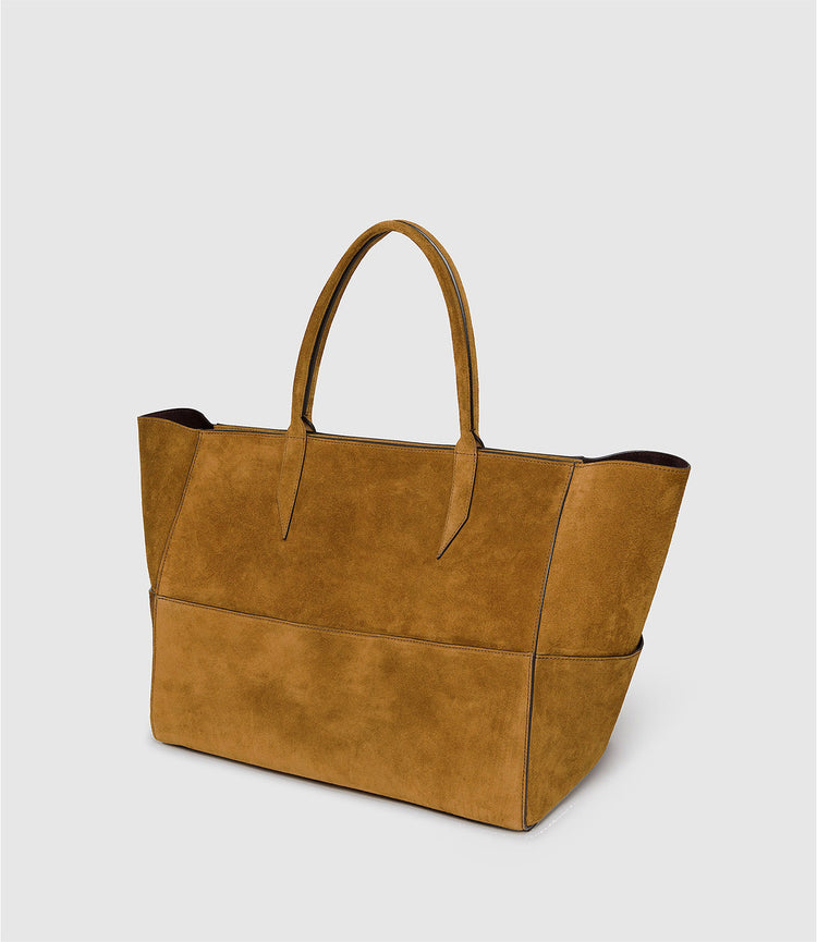 Large Incognito Cabas in Marrakech Suede