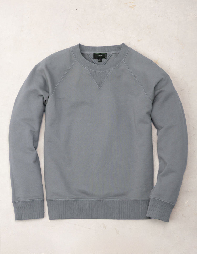 Raine French Terry Sweatshirt in Fog