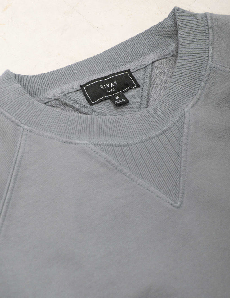 Raine French Terry Sweatshirt in Fog