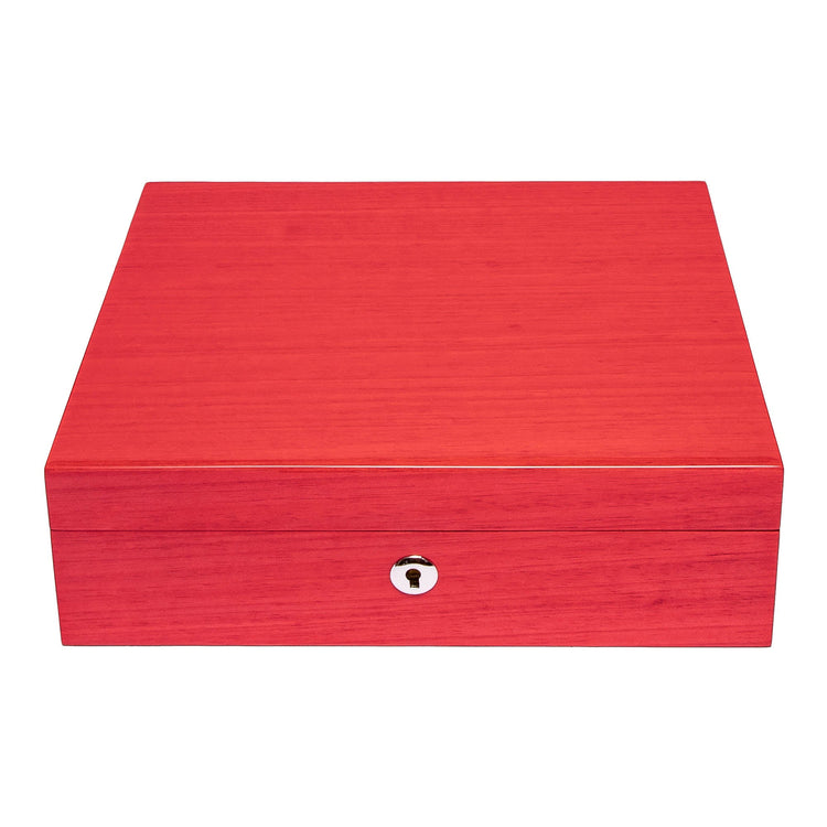 Heritage Chroma Eight Watch Box in Red