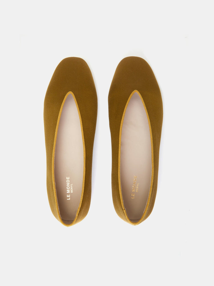 Regency Slipper in Green Satin