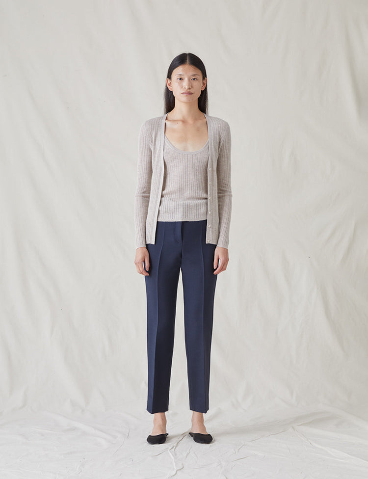 The Whisper Cardigan in Taupe