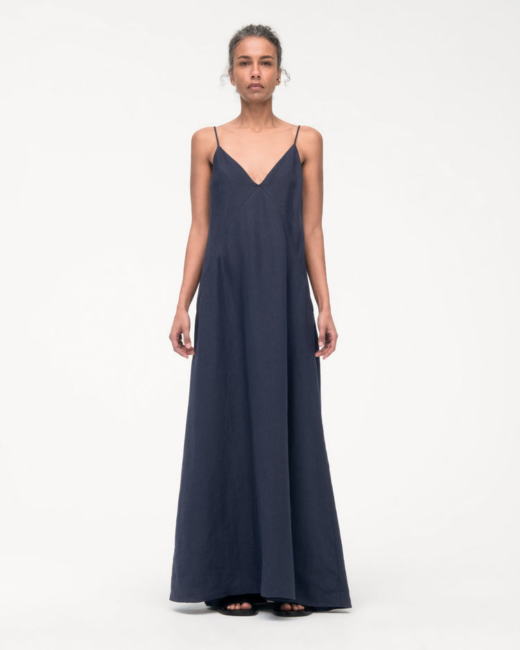 Seamed Slip Dress