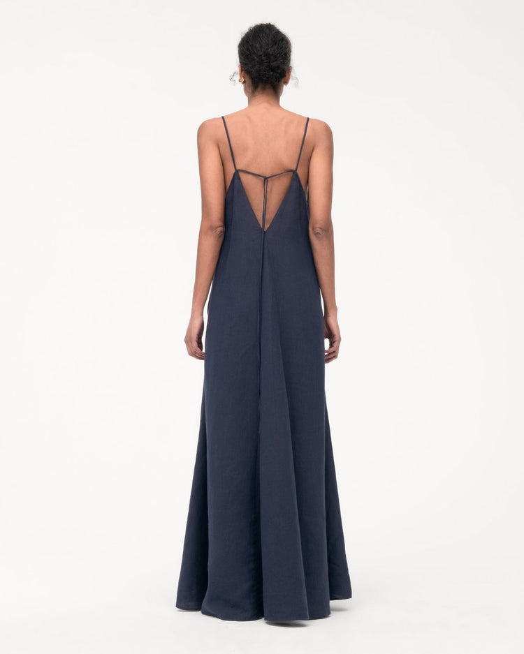Seamed Slip Dress