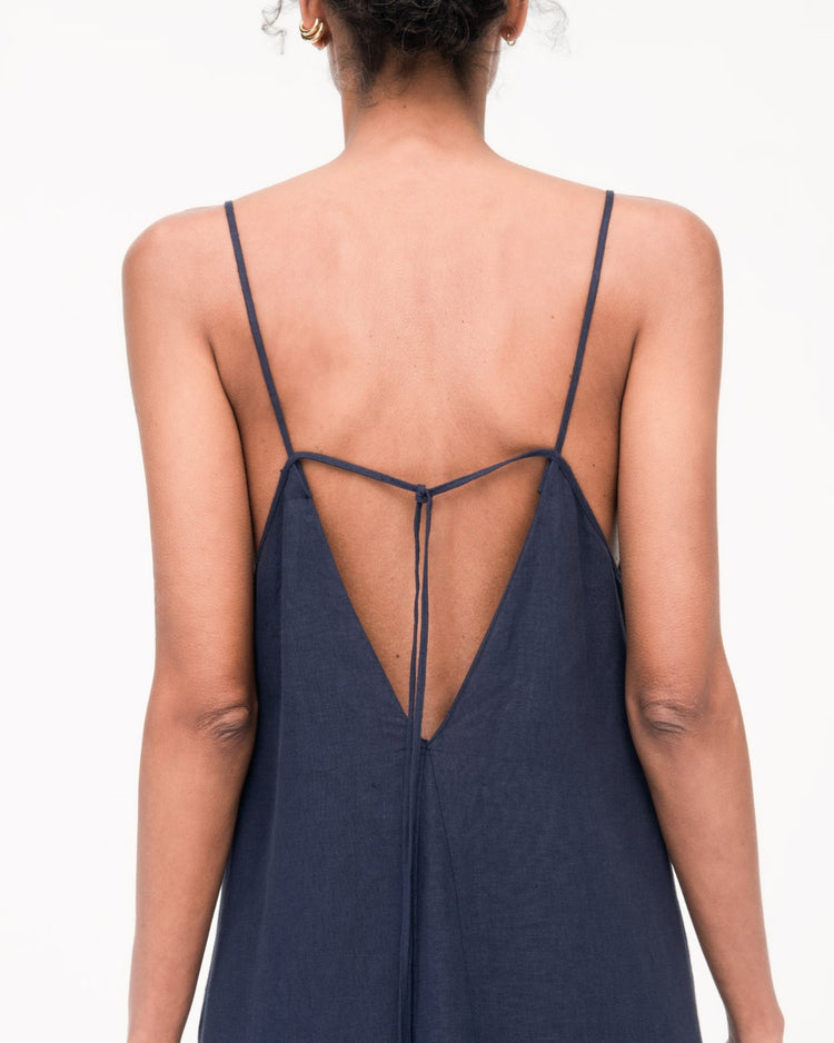 Seamed Slip Dress