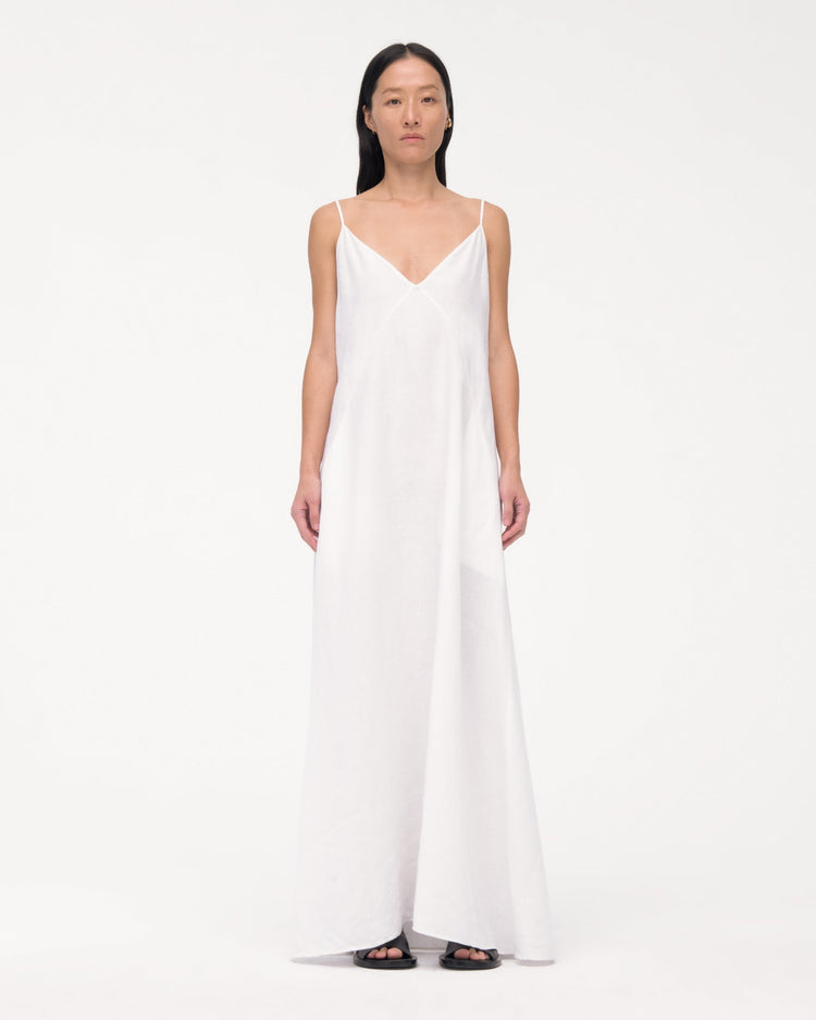 Seamed Slip Dress