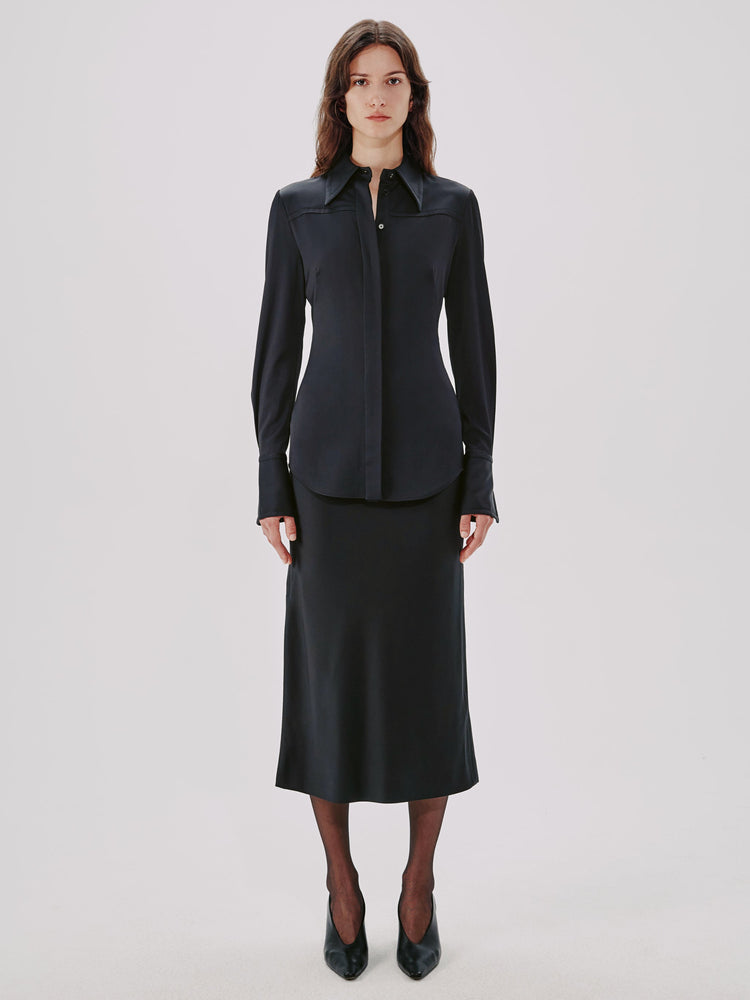 Bias Seamed Shirt