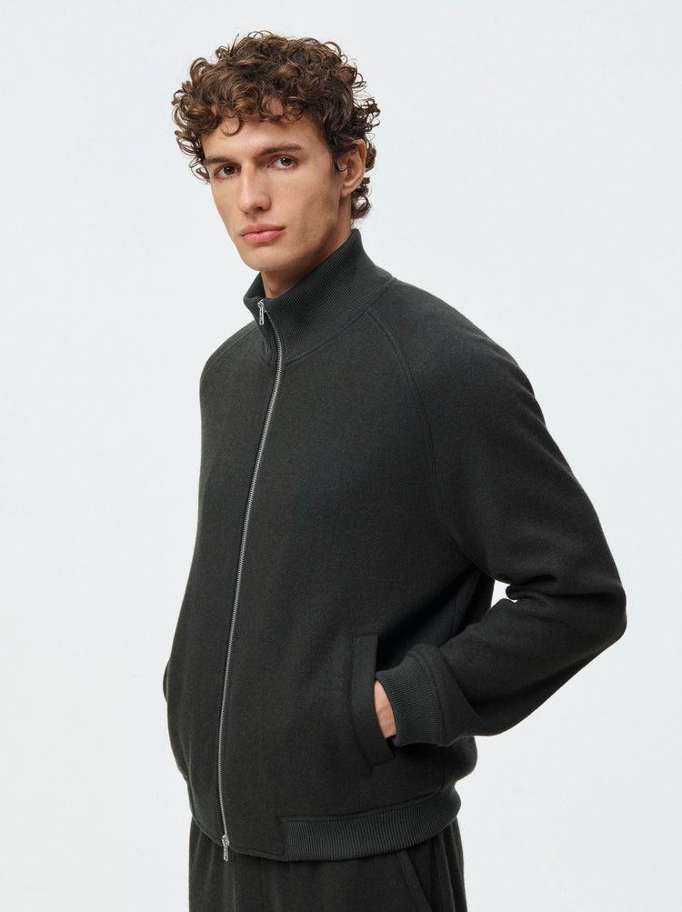 Cashmere Wool Bomber