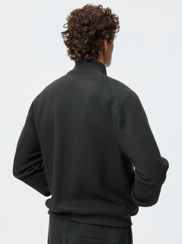 Cashmere Wool Bomber