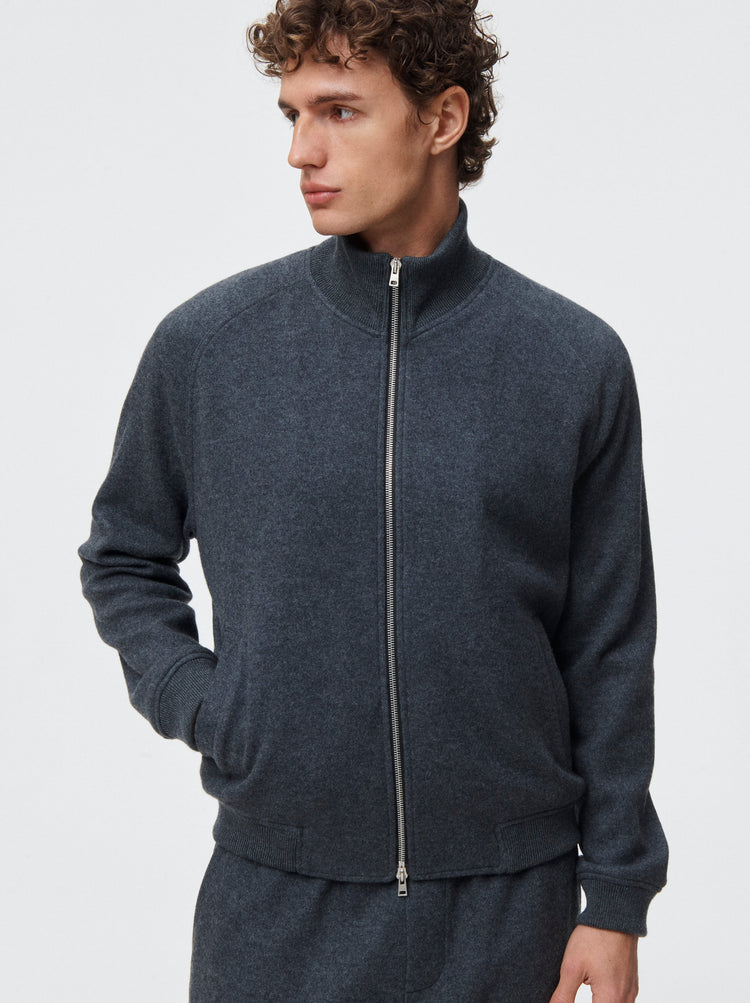 Cashmere Wool Bomber