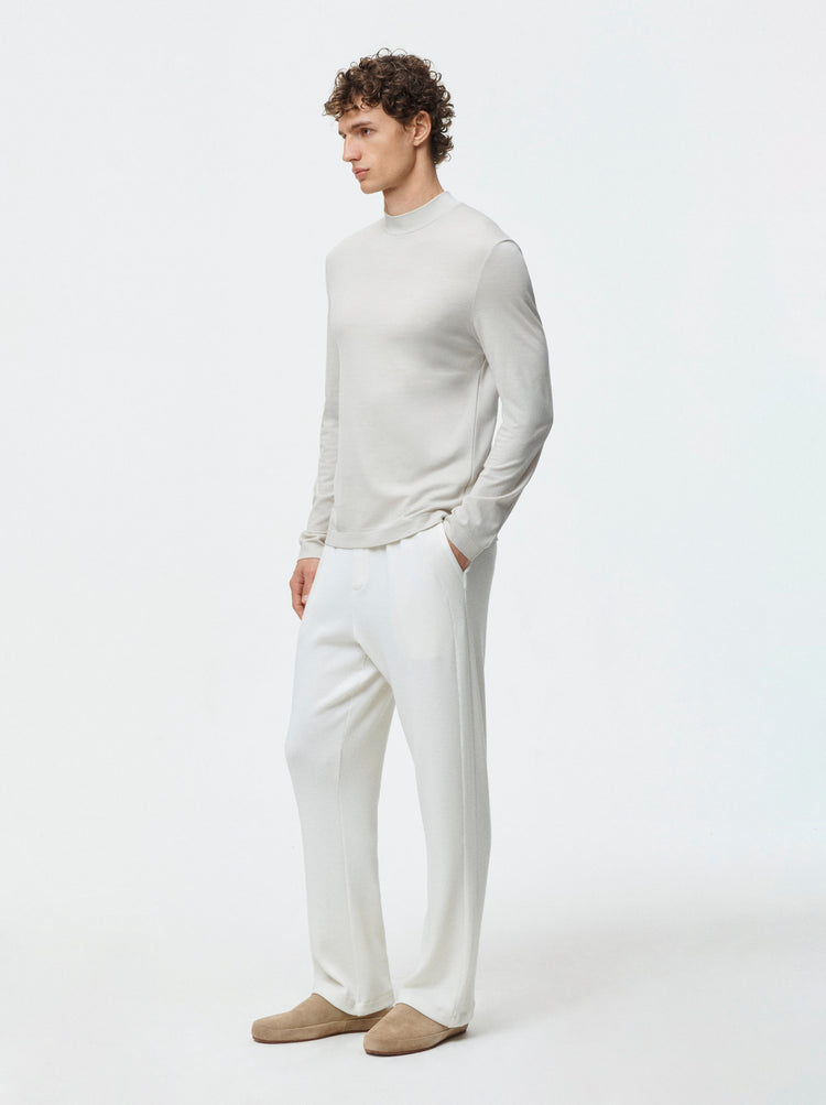 Merino Tec Mock Neck