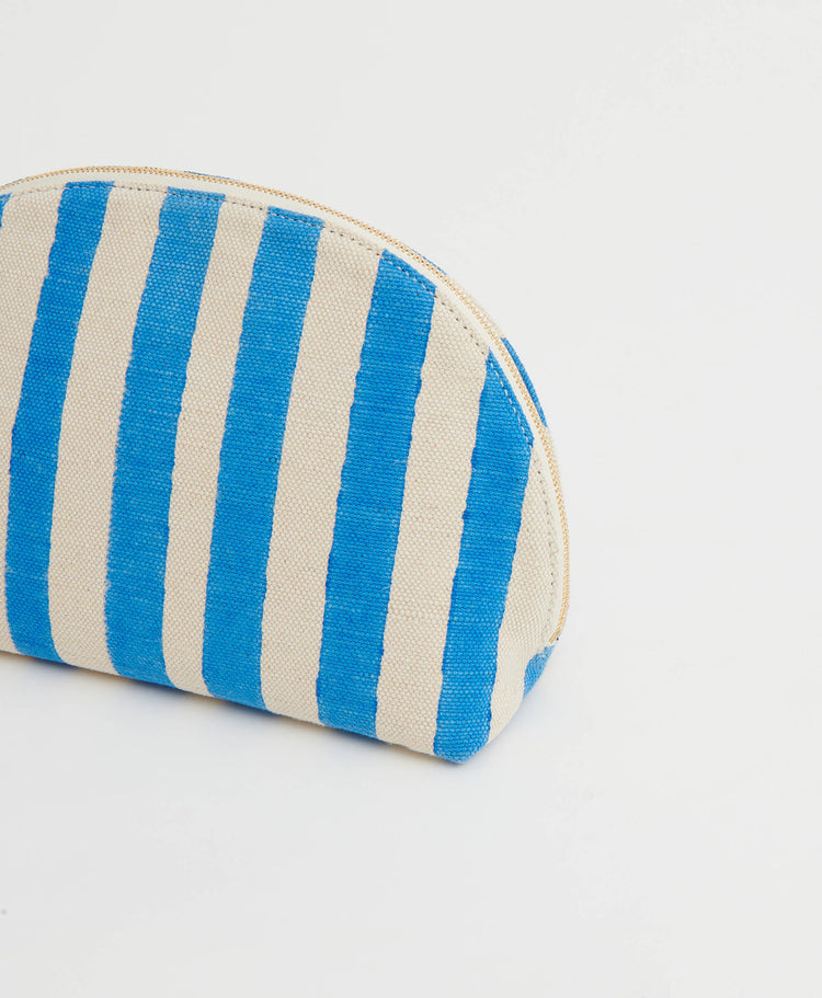 Limited Edition Bellezza Pouch - Royal Stripe
