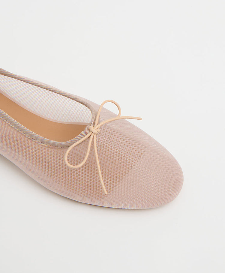 Mesh Dream Ballerina in Beige