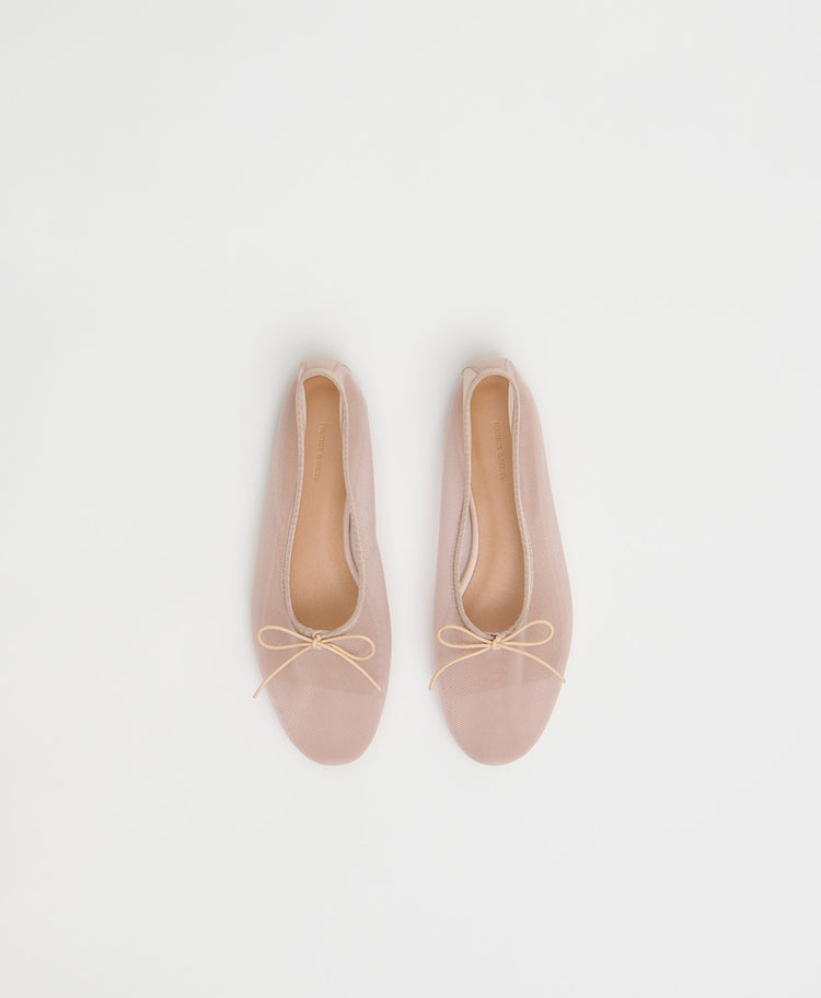 Mesh Dream Ballerina in Beige
