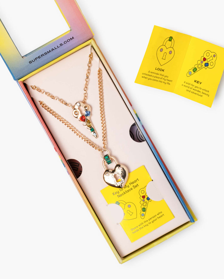 Lock & Key “Mommy & Me” Necklace Set