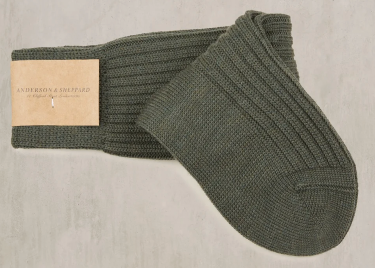 Thick Woolen Rib Socks