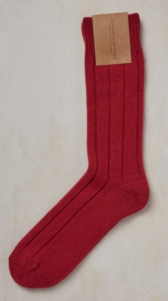 Soft Shetland and Cashmere Socks