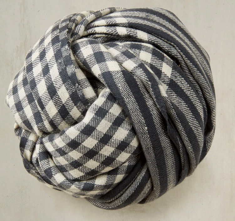 Mini Check Cashmere Scarf