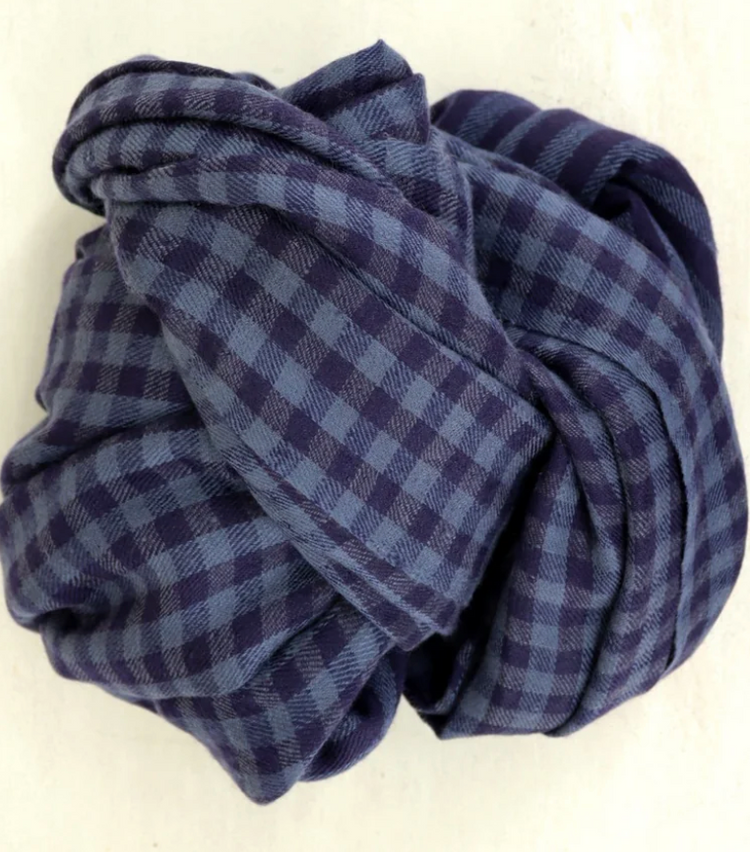 Mini Check Cashmere Scarf