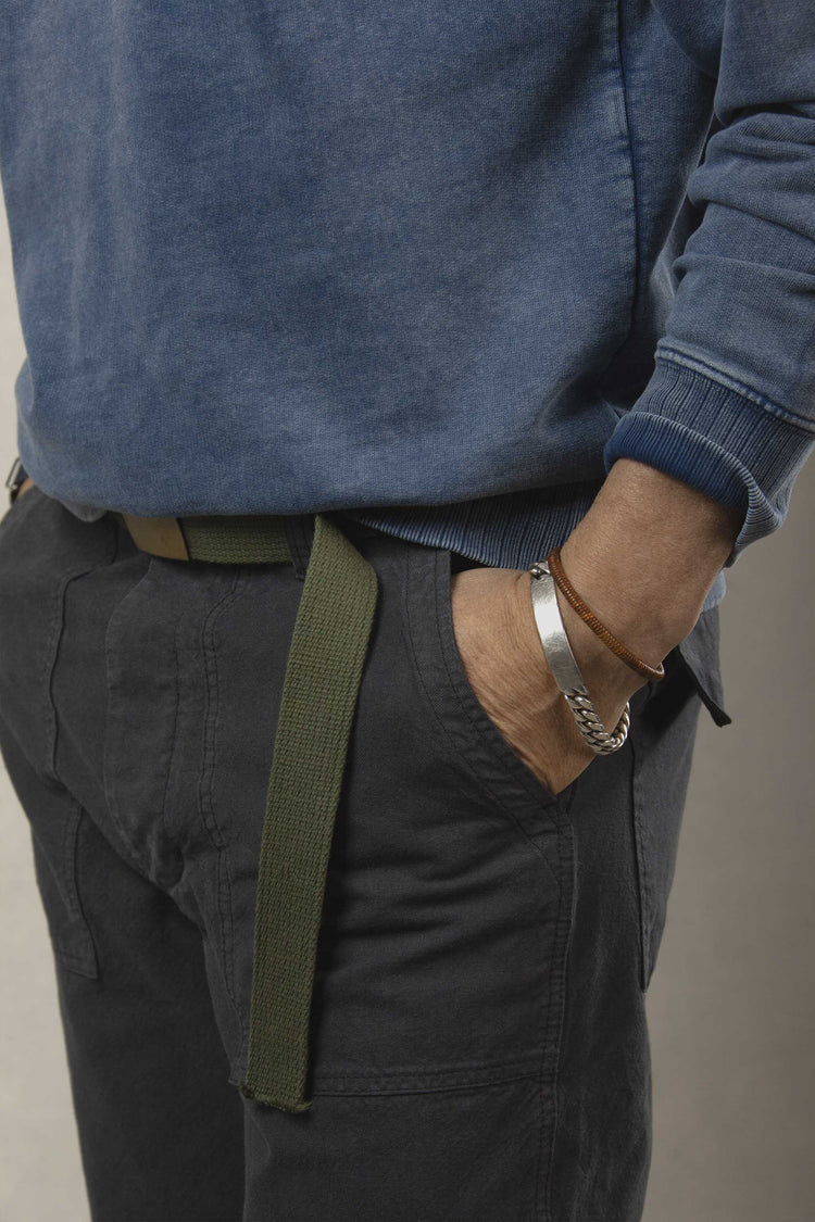 Series II Garment Dyed Utility Pant in Vintage Black