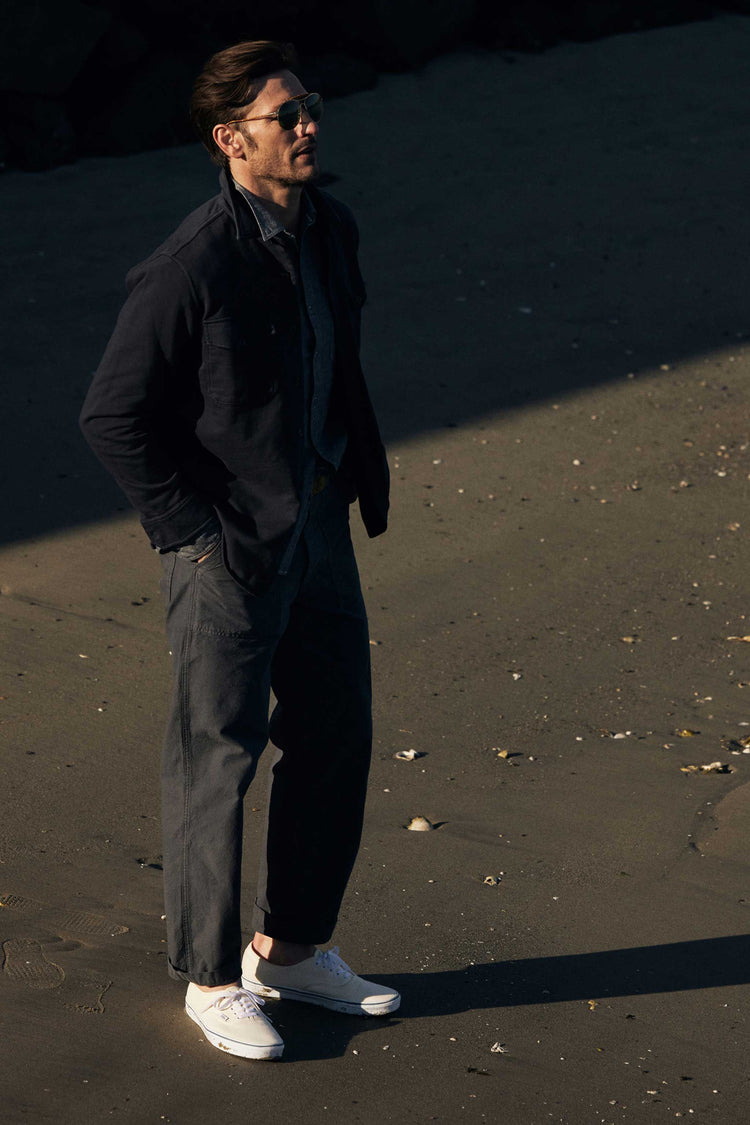 Series II Garment Dyed Utility Pant in Vintage Black