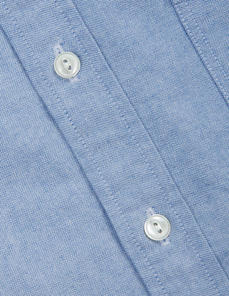 Shaw Selvedge Oxford Button Down in French Blue