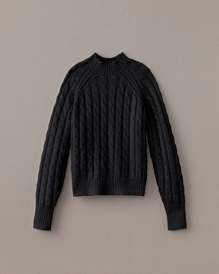 Snow Goose Sweater in Black