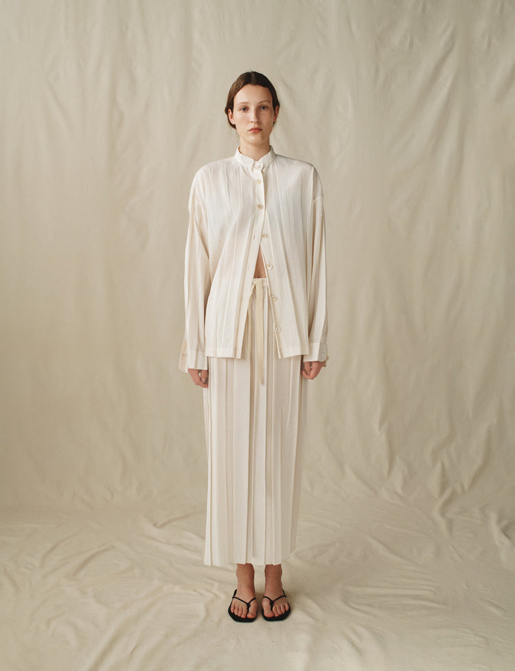 The Hand Pleated Shirt