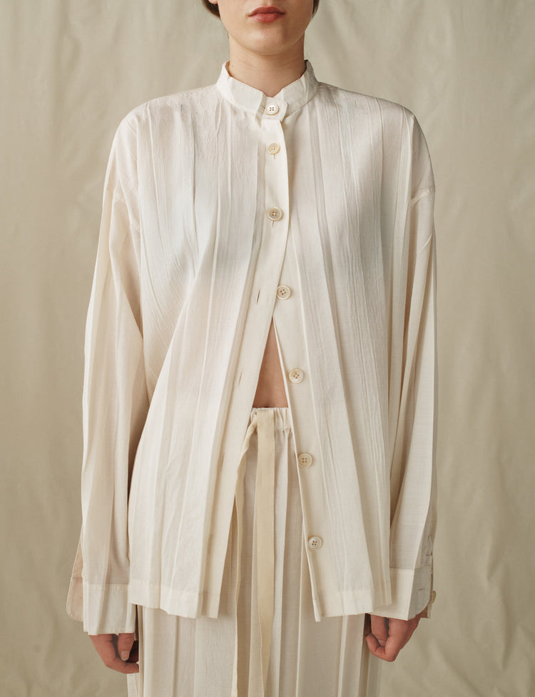 The Hand Pleated Shirt
