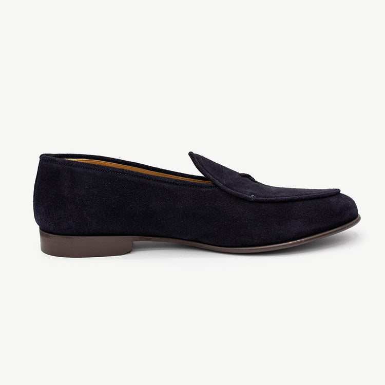Men’s Navy Suede Milano Loafer