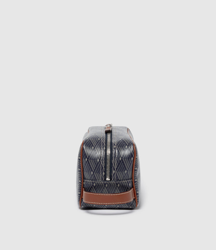 Wash Bag in Signature Navy Canvas
