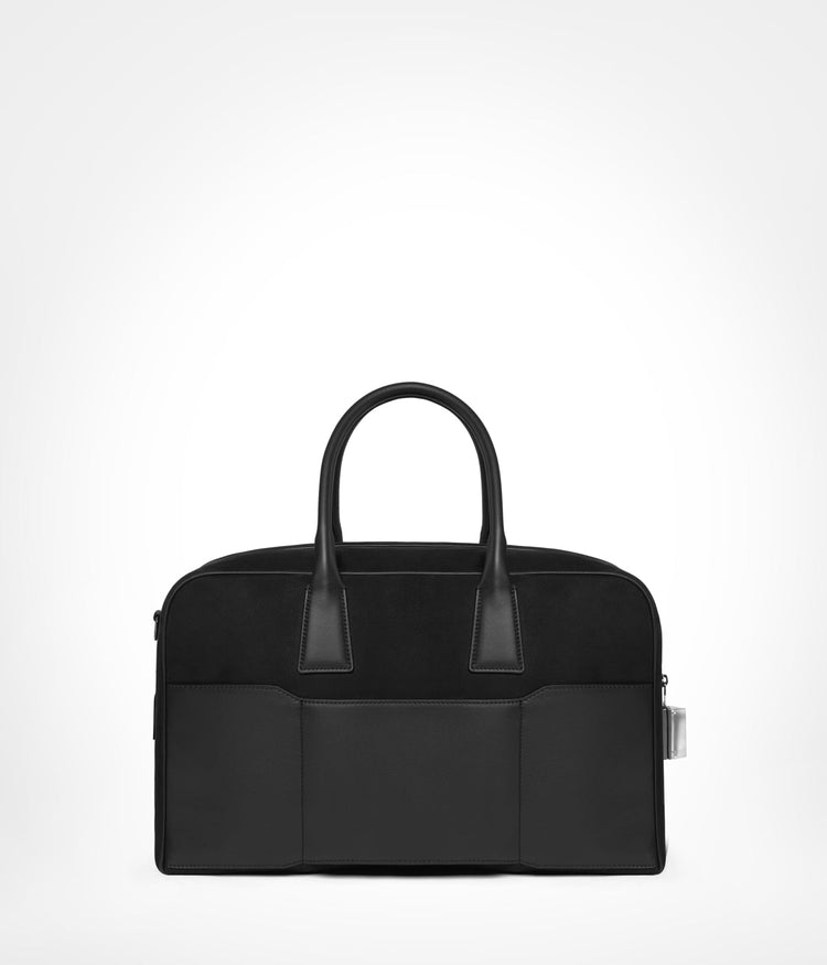 Cristallo Weekender Nubuck in Jet Black