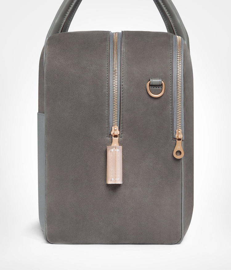 Cristallo Weekender Nubuck in Elephant Grey