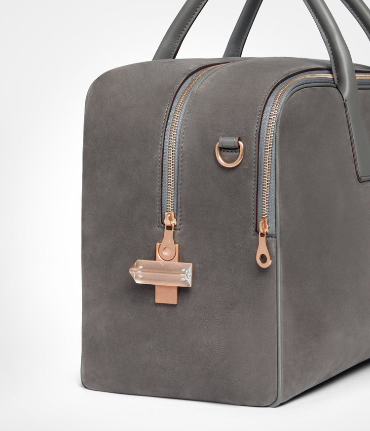 Cristallo Weekender Nubuck in Elephant Grey
