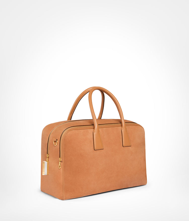 Cristallo Weekender Nubuck in Walnut
