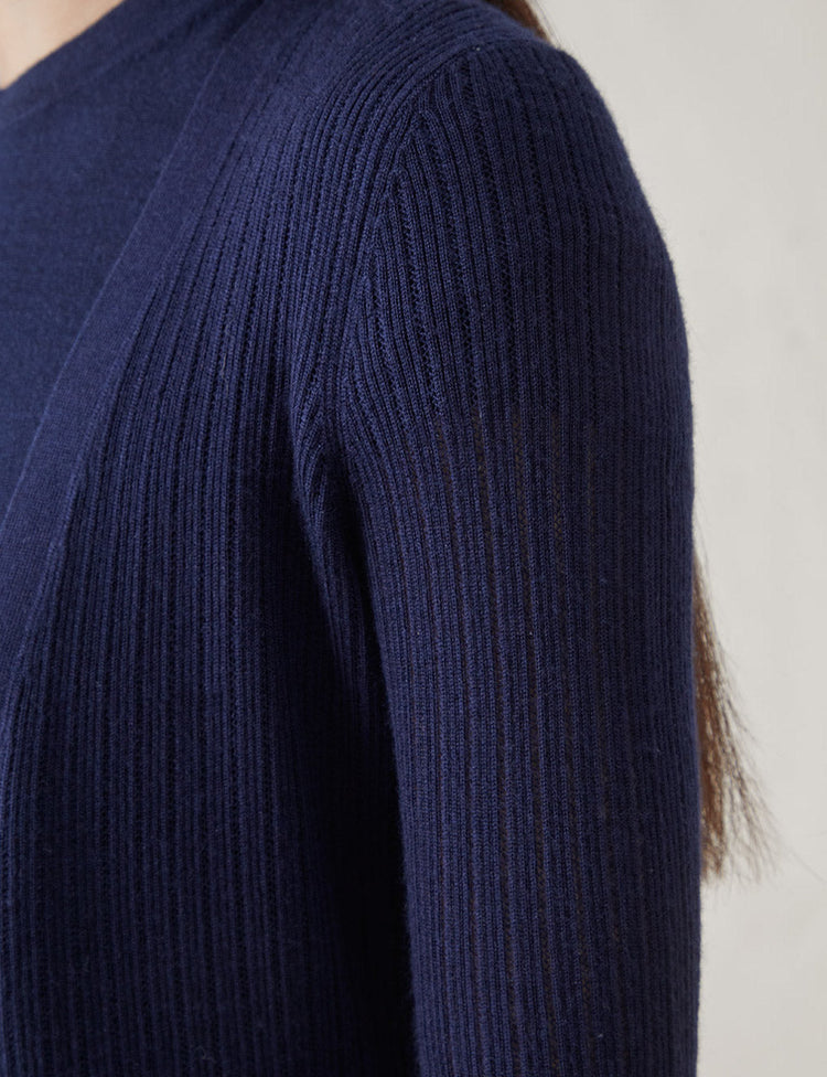 The Whisper Cardigan in Navy