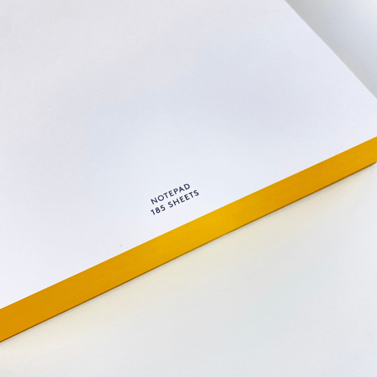 Classic Edged Pads: Matte Yellow