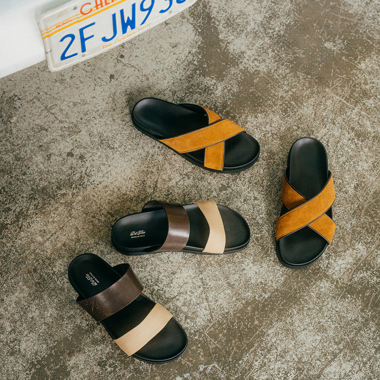 Brown & Tan Cinturini Sandal