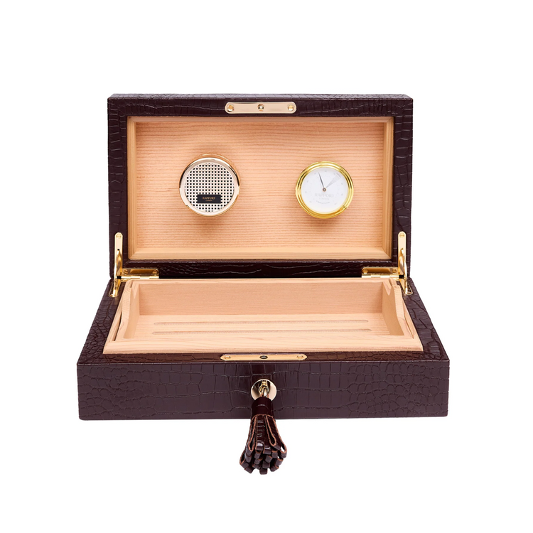Brompton Humidor in Brown