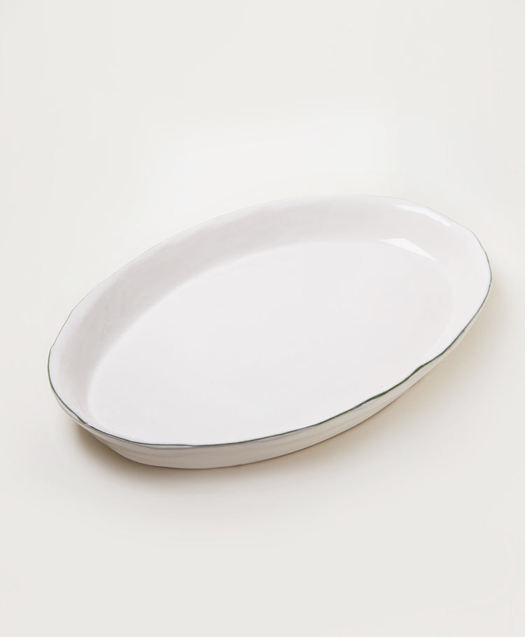 Bevagna Deep Oval Serving Platter